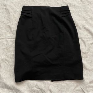 Black pencil skirt